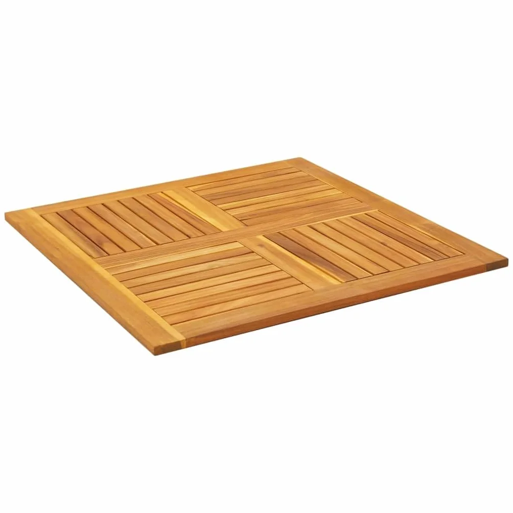 vidaXL Tablero de Mesa Cuadrado Madera Maciza de Acacia 90x90x2,2 cm, Tablero de Mesa de Repuesto, Tablero de Madera, Tablero de Repuesto