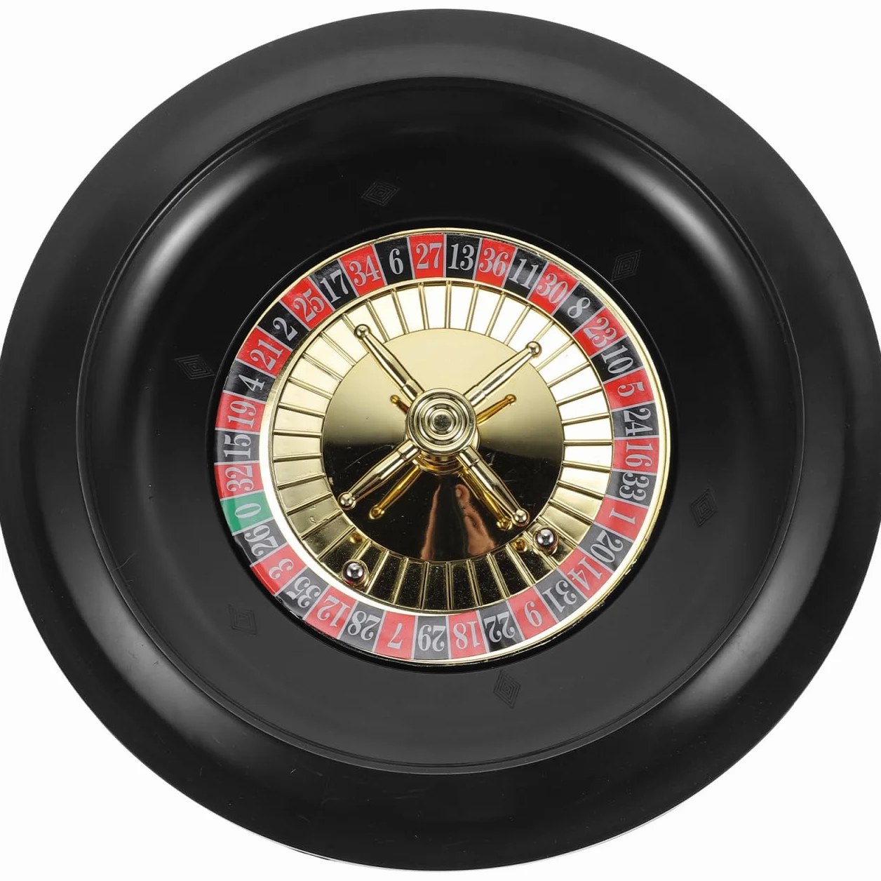 ibasenice Juego De Mesa Rueda De Póker Giratoria Compacto Ligero 10.03x10.03x1.77in