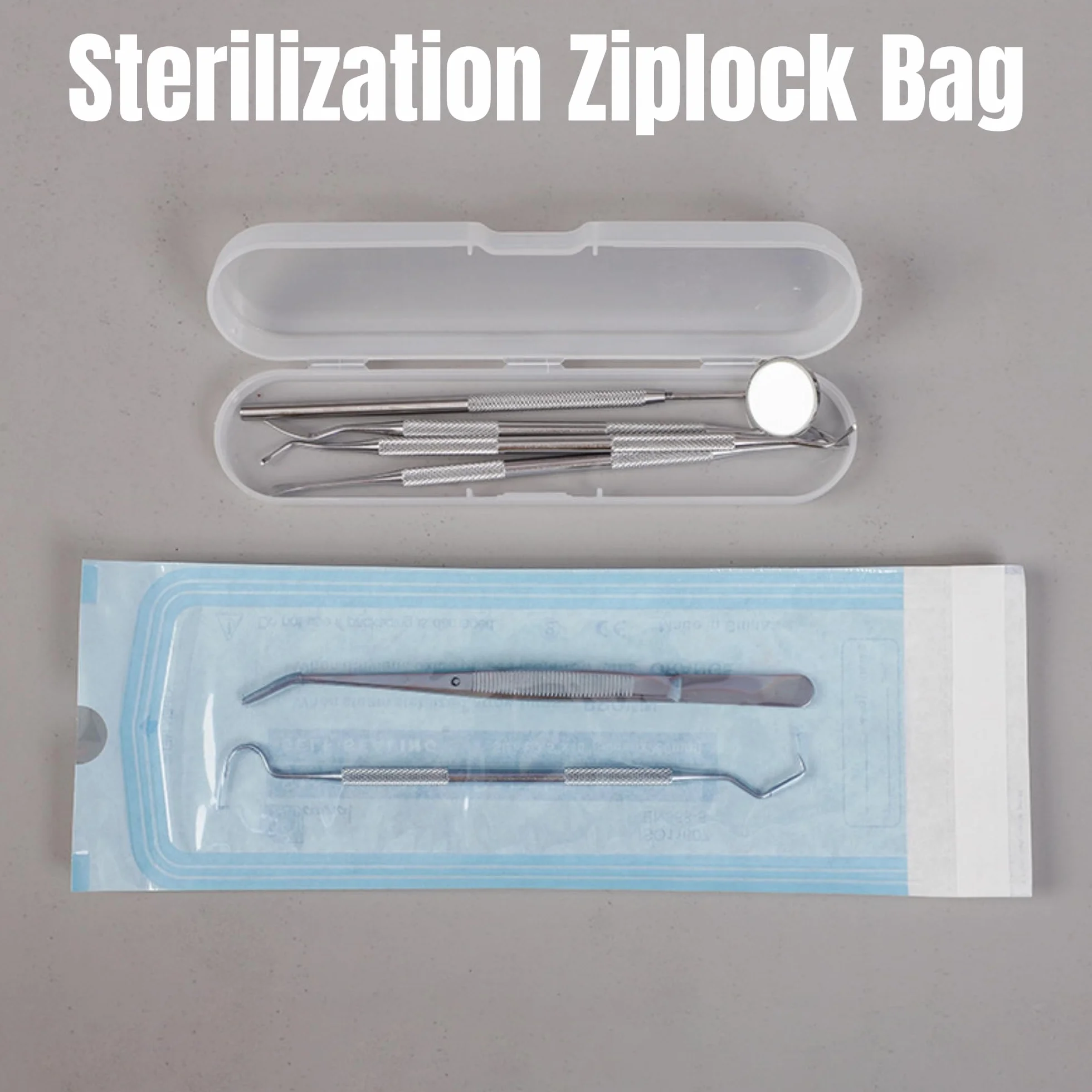 Bolsas Esterilización Manicura Autosellantes, Bolsas Esterilización Desechable PVC, Autoadhesivas Auto Sellado, Bolsa Almacenamiento Dental