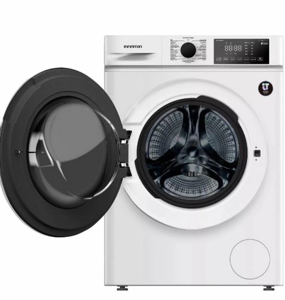 Infiniton WM-F94AWM Lavadora 9 kg 1400 RPM A Blanco Vapor Care