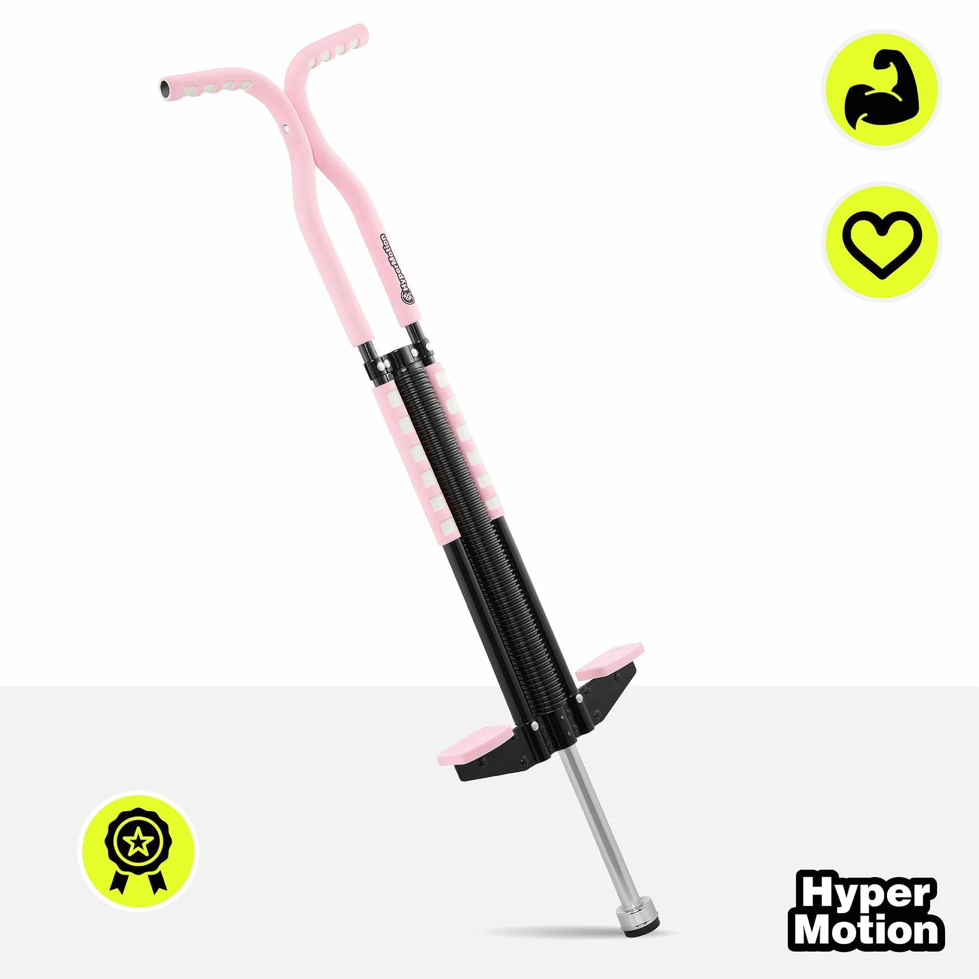 HyperMotion POGO Saltador Dinámico Juvenil 9–14 Años 50 kg 2,35 kg Sistema Elástico Rosa
