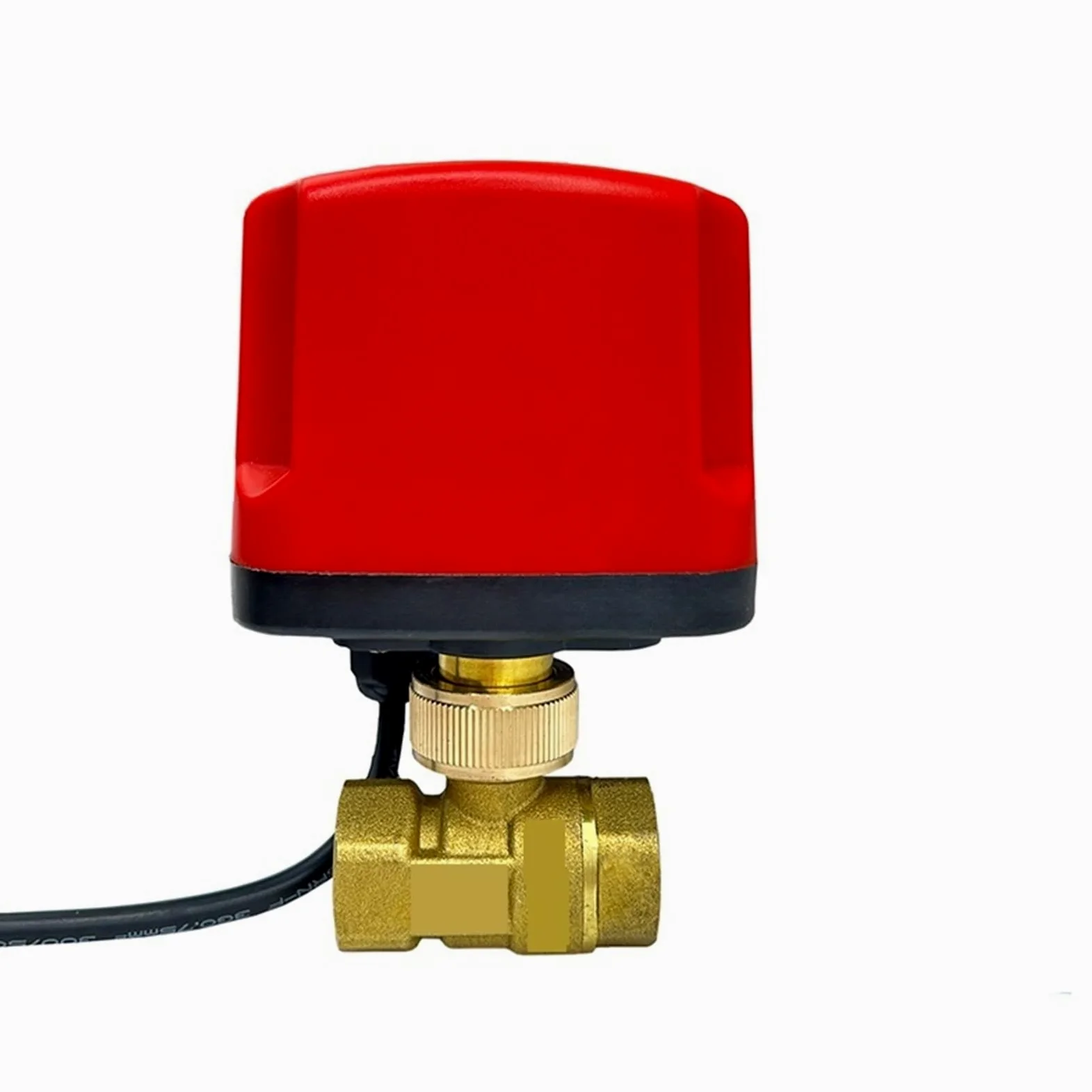Válvula de bola Válvula de bola motorizada 1/2" 3/4" 1" 2" Válvula de bola eléctrica de latón resistente al agua Válvula de bola de latón de tres cables o dos líneas Para equipos de agua potable(1/2",