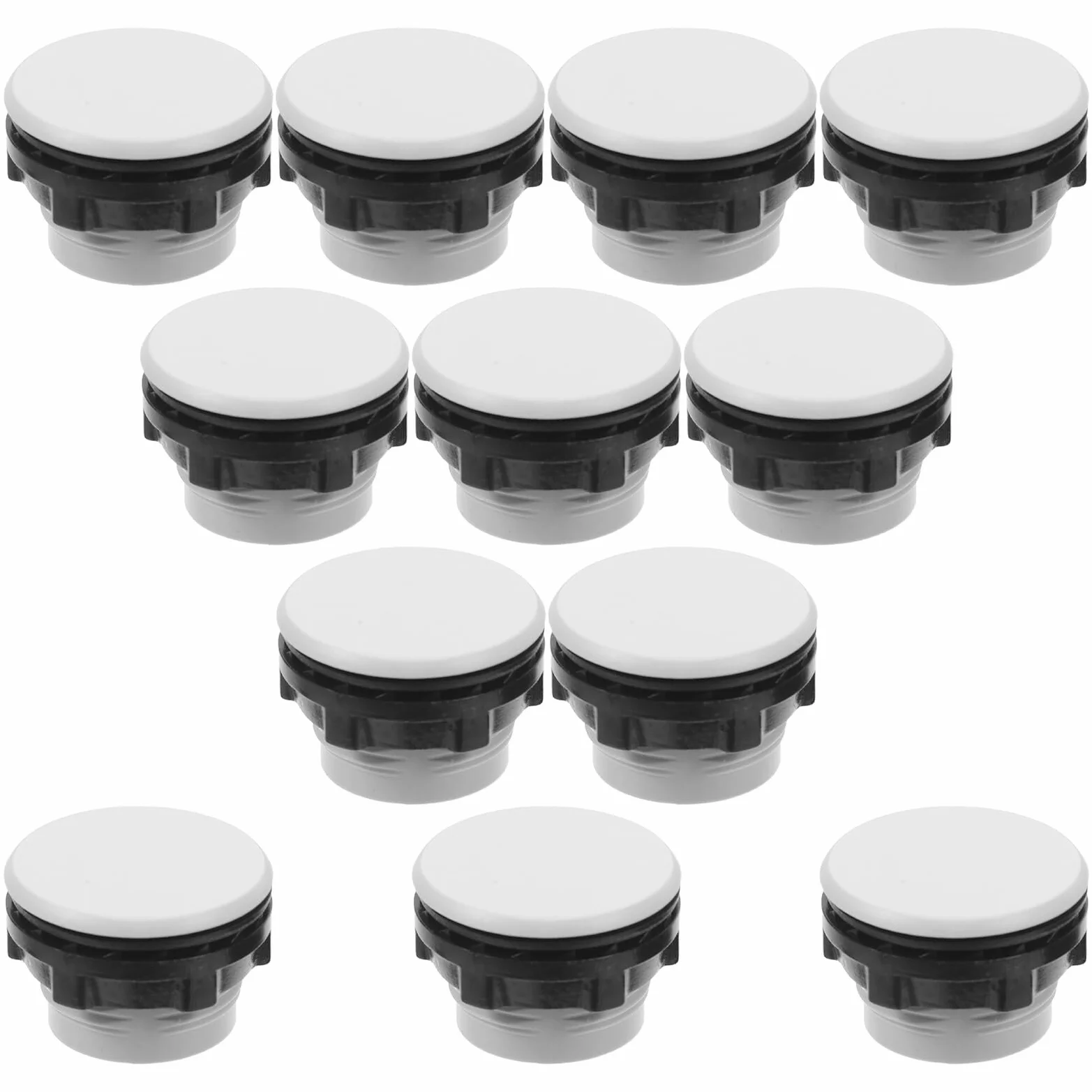SMASOLO 50 Tapones Protectores de Botón de Plástico para Paneles Industriales Accesorios Control Maquinaria