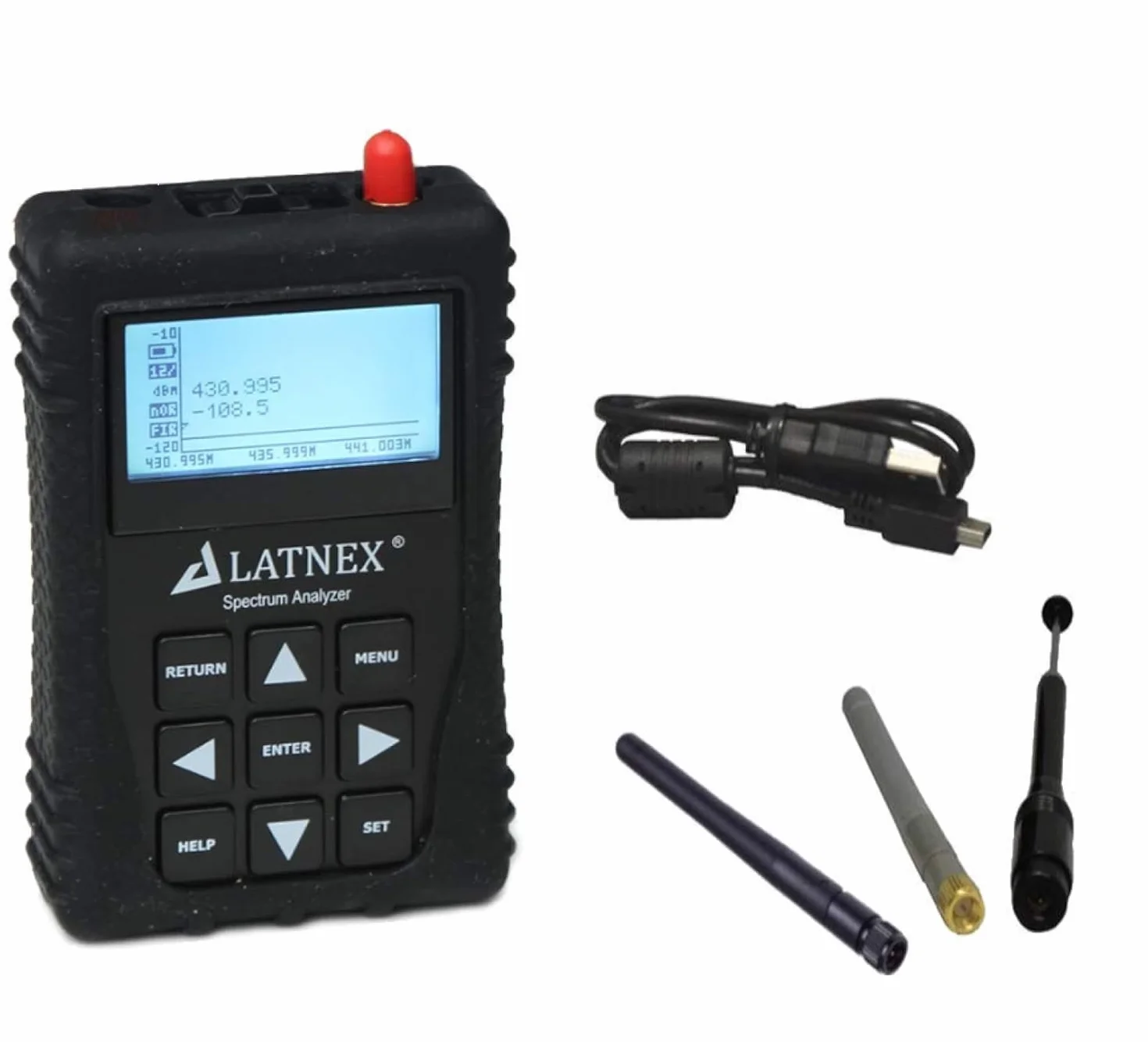 SPA-3G RF Analizador de espectro RF y explorador de RF disponible para bandas de frecuencia 3G y WSUB1G, análisis de frecuencia para radio de Jam, dispositivos inalámbricos, redes WiFi