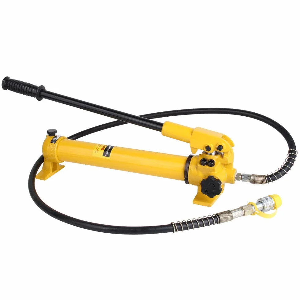 CP-700 Bomba de mano hidráulica, bomba hidráulica manual de 700 bar para cilindro hidráulico 4T/10T
