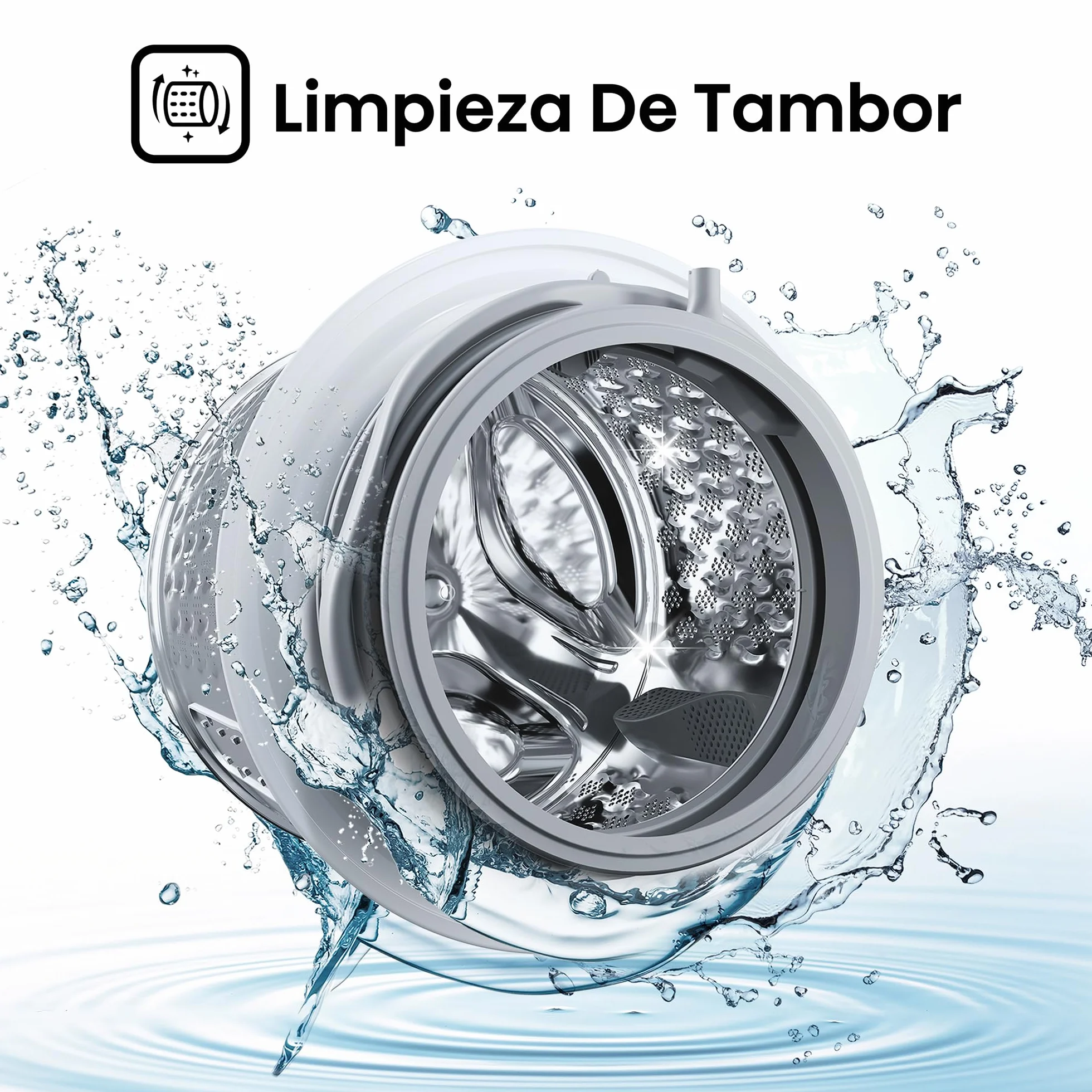 Hisense Lavadora Carga Frontal 7 Kg 1200 rpm Display LED Blanco