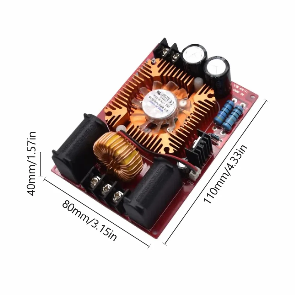 HUIOP DC12-30V ZVS Coil Flyback Driver Kit para SGTC Marx Generator Tablero de Alto Voltaje