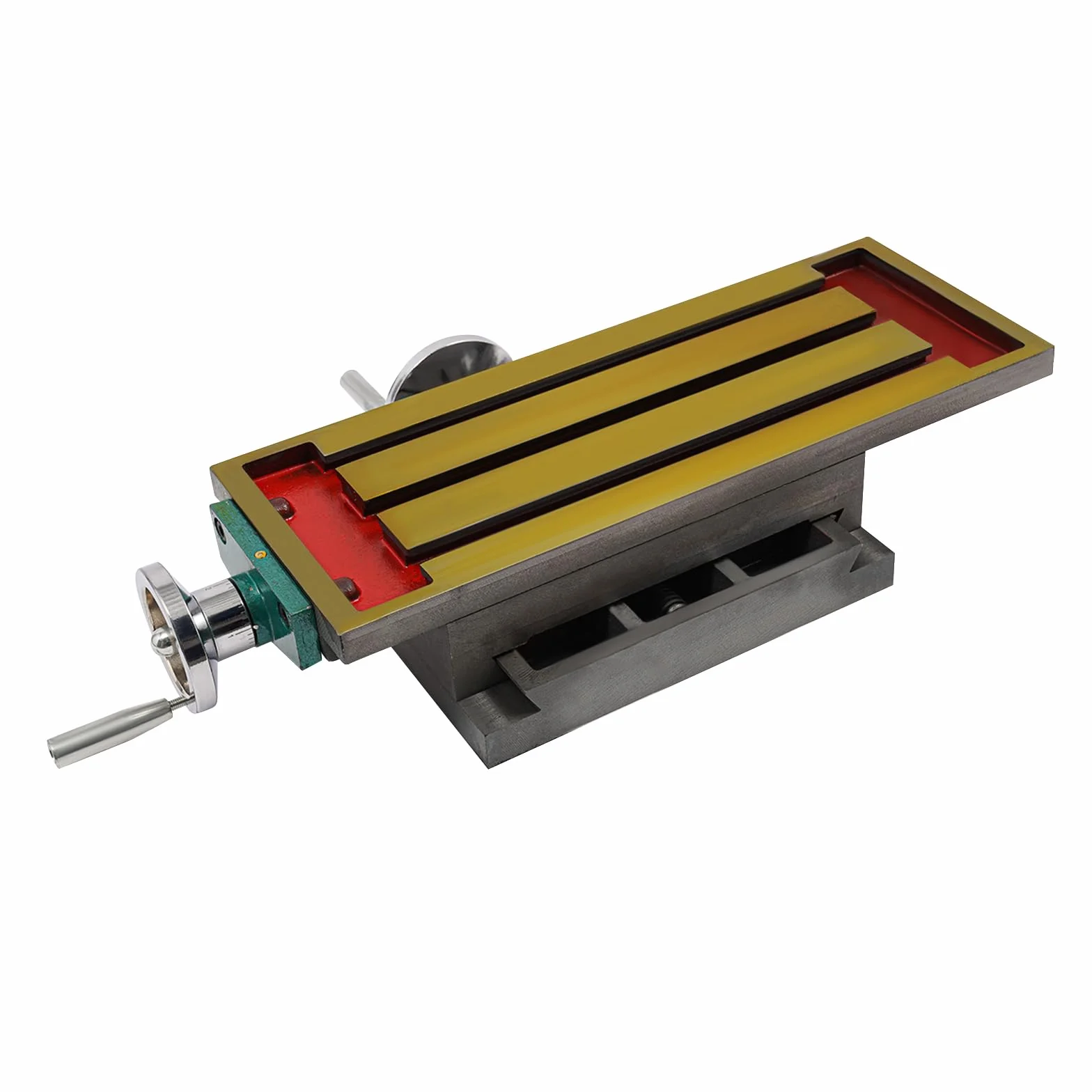 Fresadora de mesa en cruz XY, 2 ejes, soporte ajustable para taladrar y fresar, mesa de coordenadas, mesa de taladrado multifunción, soporte de mesa de fresado, 230 mm x 110 mm