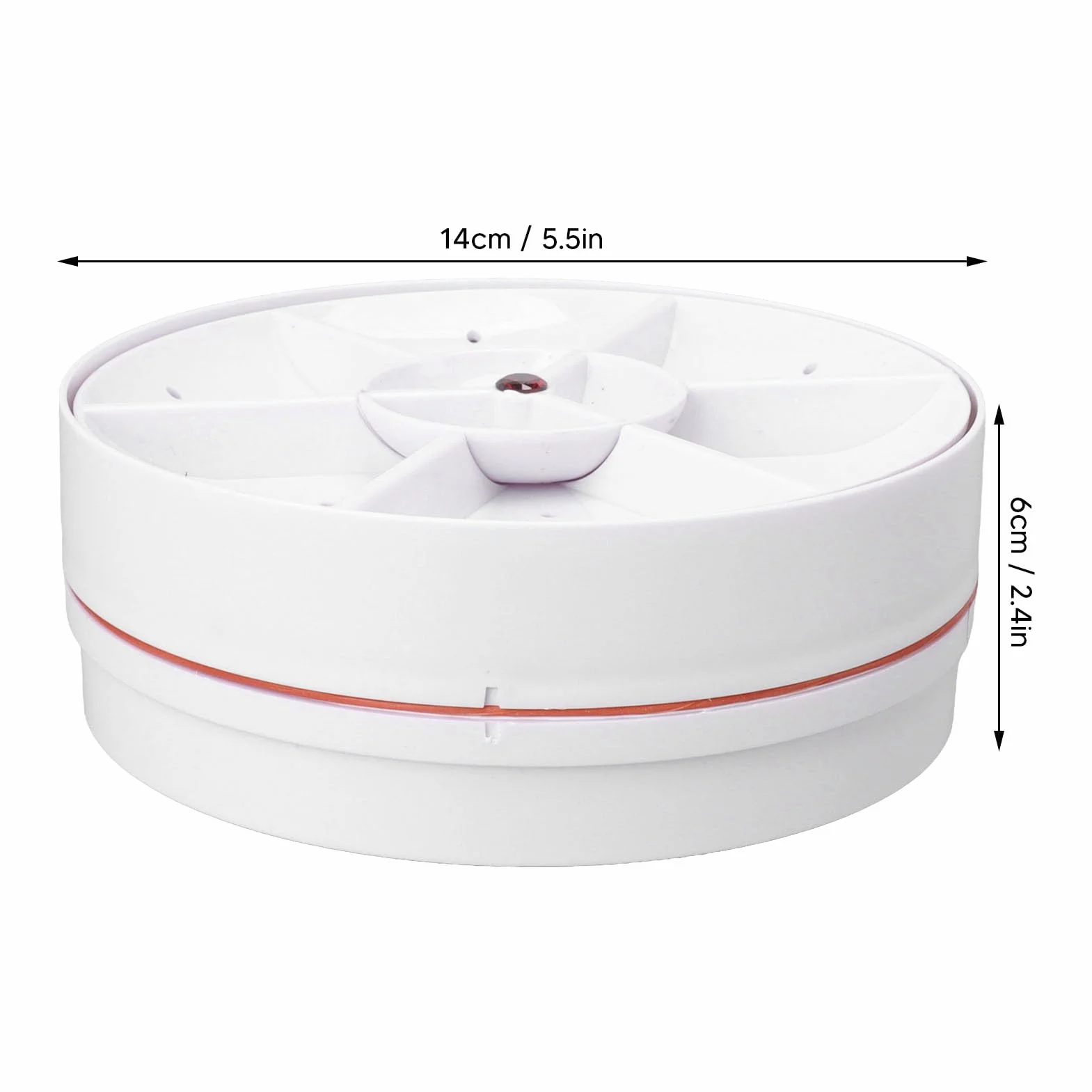 Lavavajillas portátil mini inalámbrico para frutas y verduras rojo
