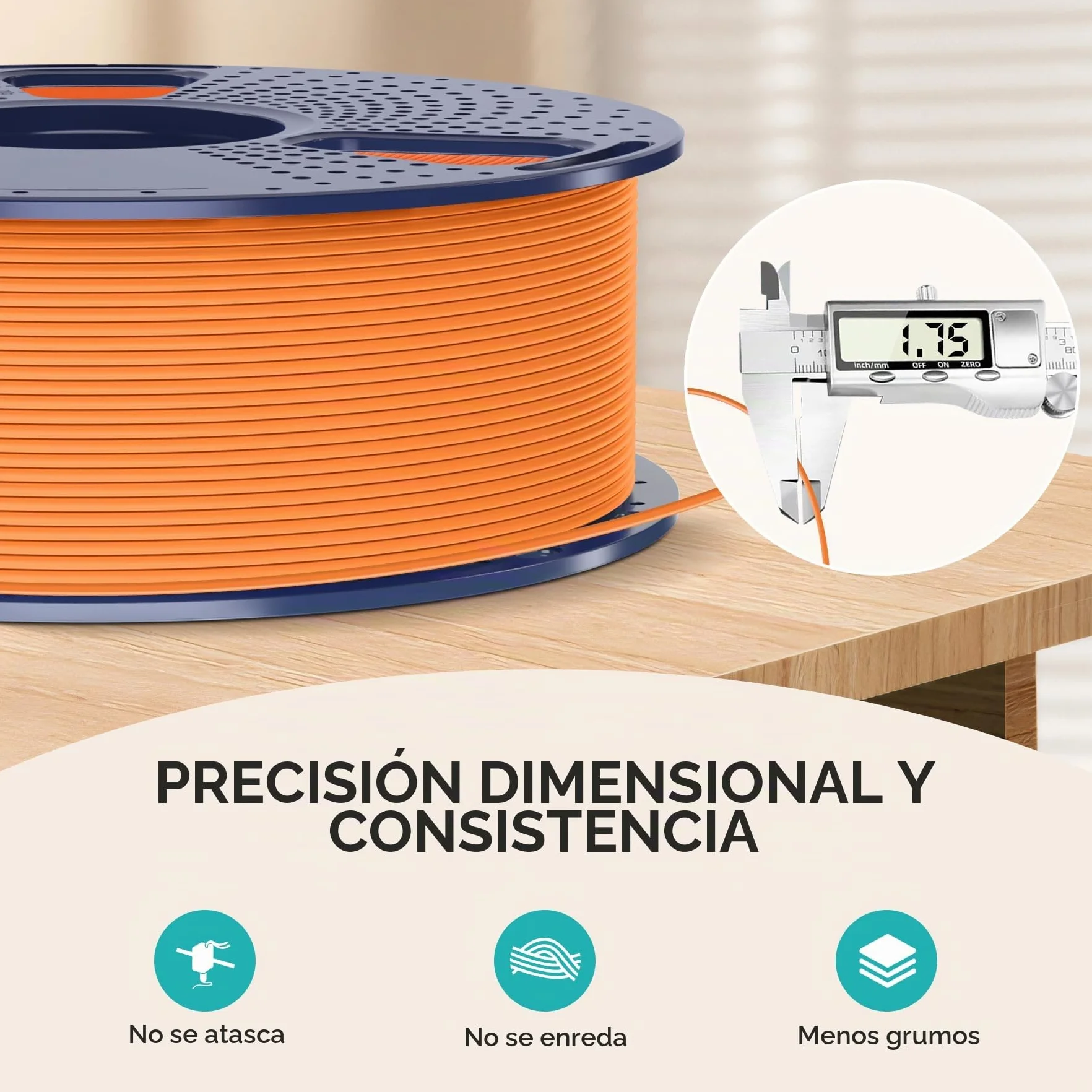 SUNLU Filamento PLA Mate 16 Colores Multicolor 0.069 Pulgadas Mini Carrete Paquete de 16