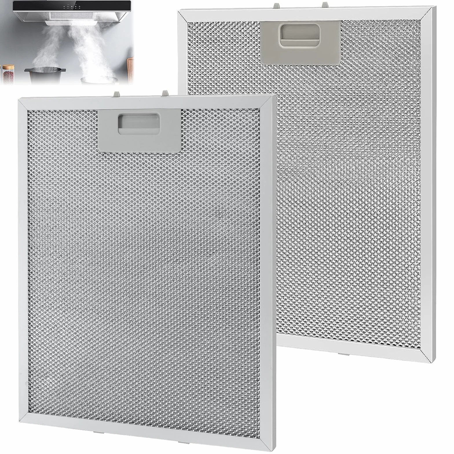 Filtros para Campana Extractora 320x260mm, 5 Capas Filtro de Grasa Metal Universal