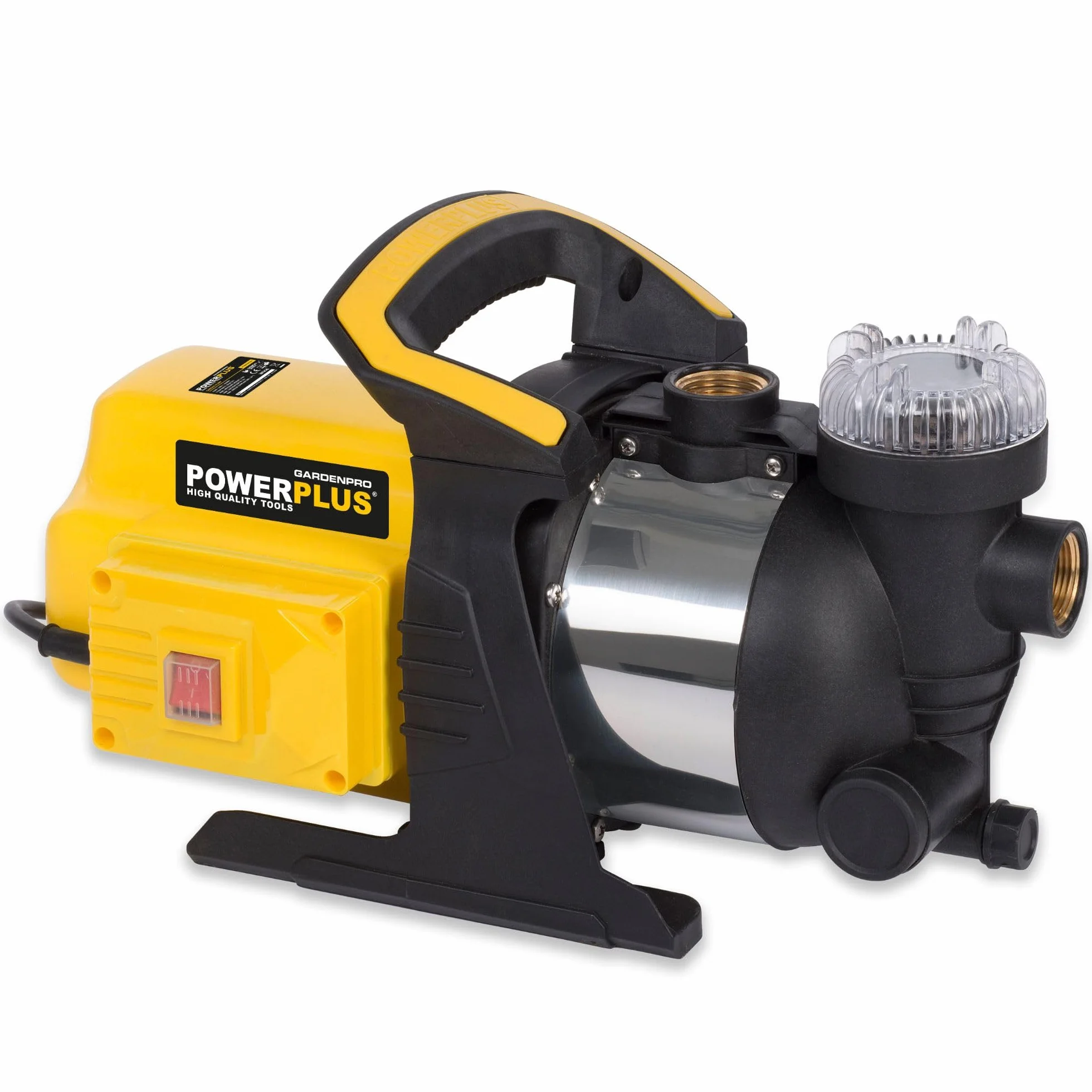 POWERPLUS POWXG9554 - Bomba de jardín 1000w anillo inox