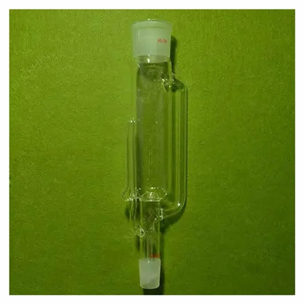 Instrumentos y Equipos de Laboratorio 250 ml con tubo de bombeo de condensador y dos matraces planos 24/40