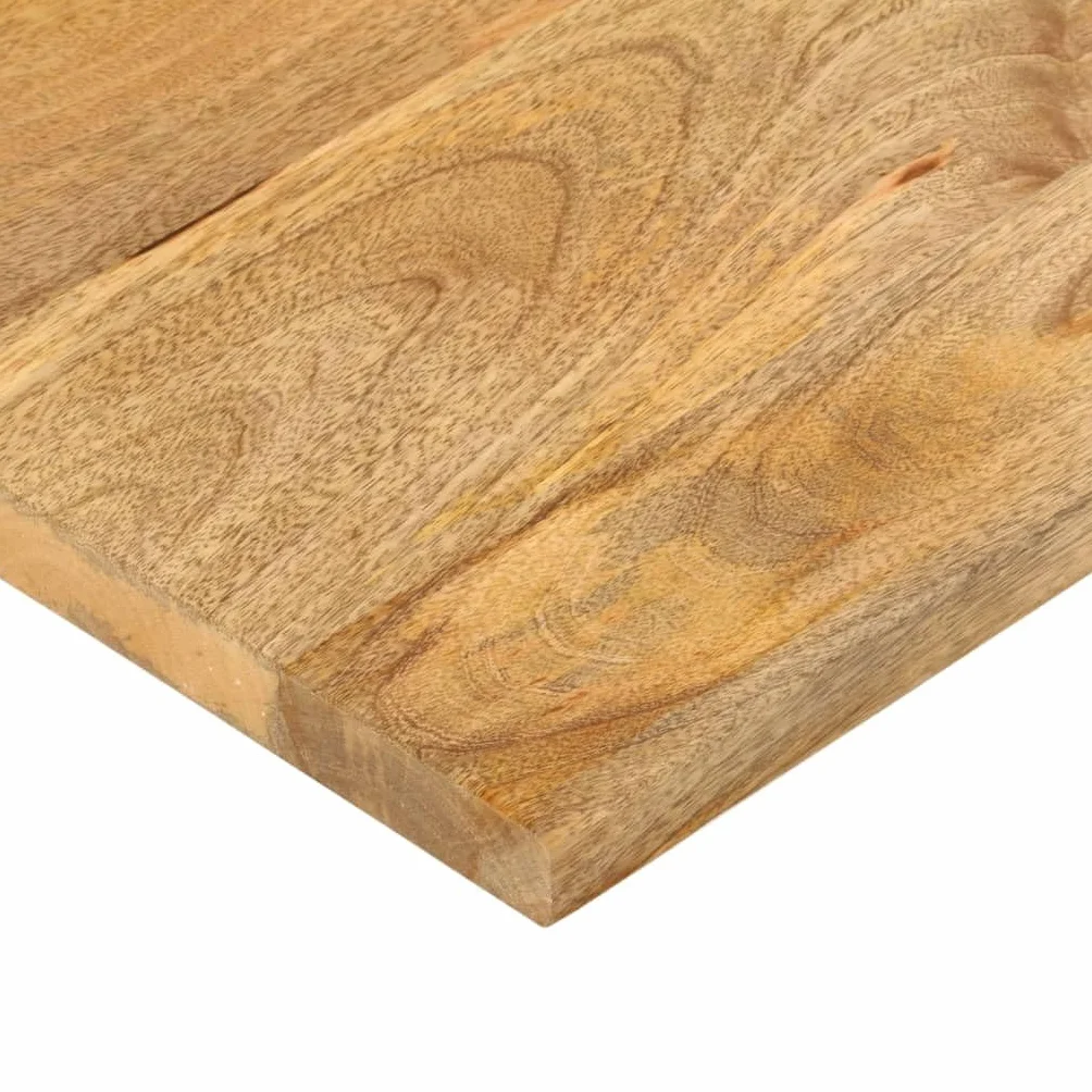 Genérico Tablero de Mesa Rectangular Madera Maciza Mango 100x30x3,8 cm,Mobiliario,Accesorios para mesas,Tableros para mesas,Marrón,8.26 kg,371503