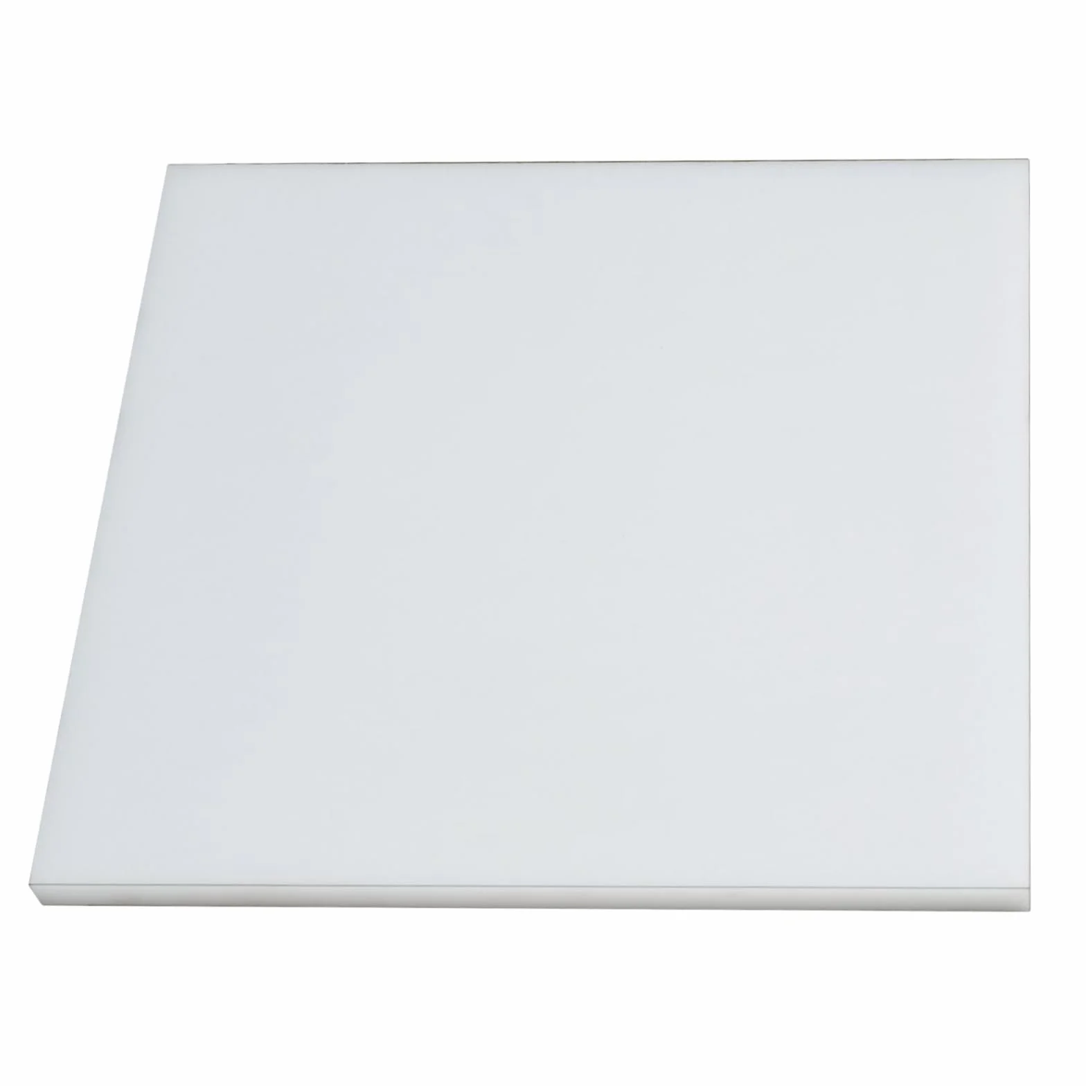Lámina de Teflón PTFE Virgen 500 mm x 500 mm Espesor 1 mm-30 mm para Industria Química