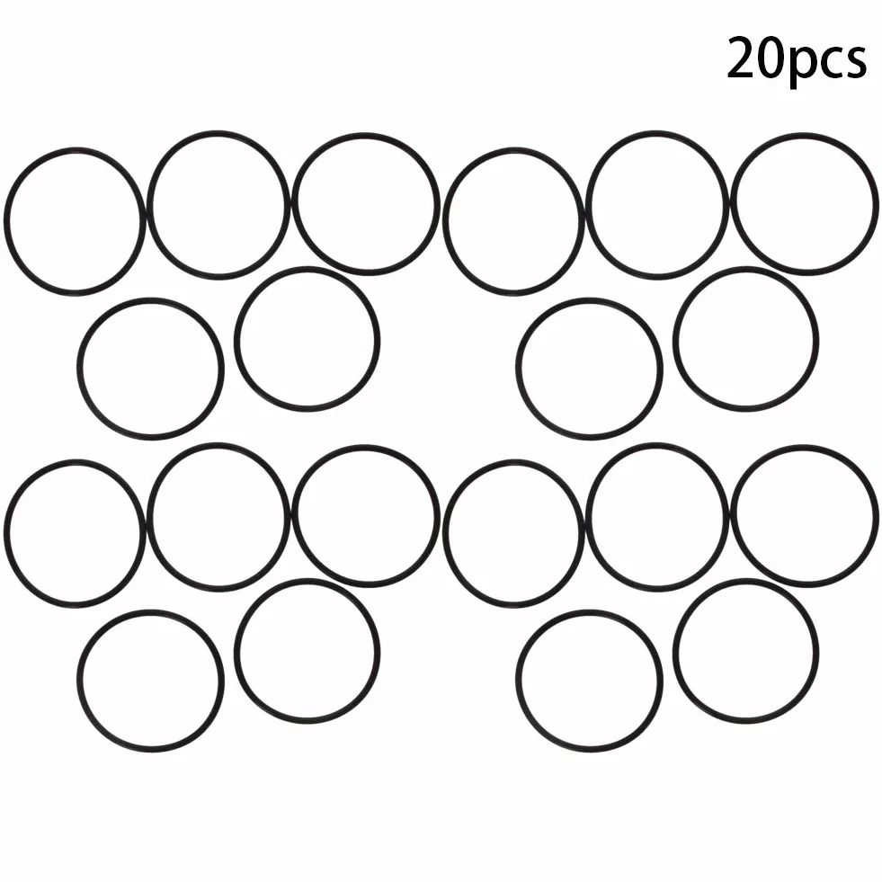 Junta Tórica de Goma 20 Piezas, OD 60mm ID 53.8mm Ancho 3.1mm, Arandelas de Nitrilo para Grifos Cocina Fontanería