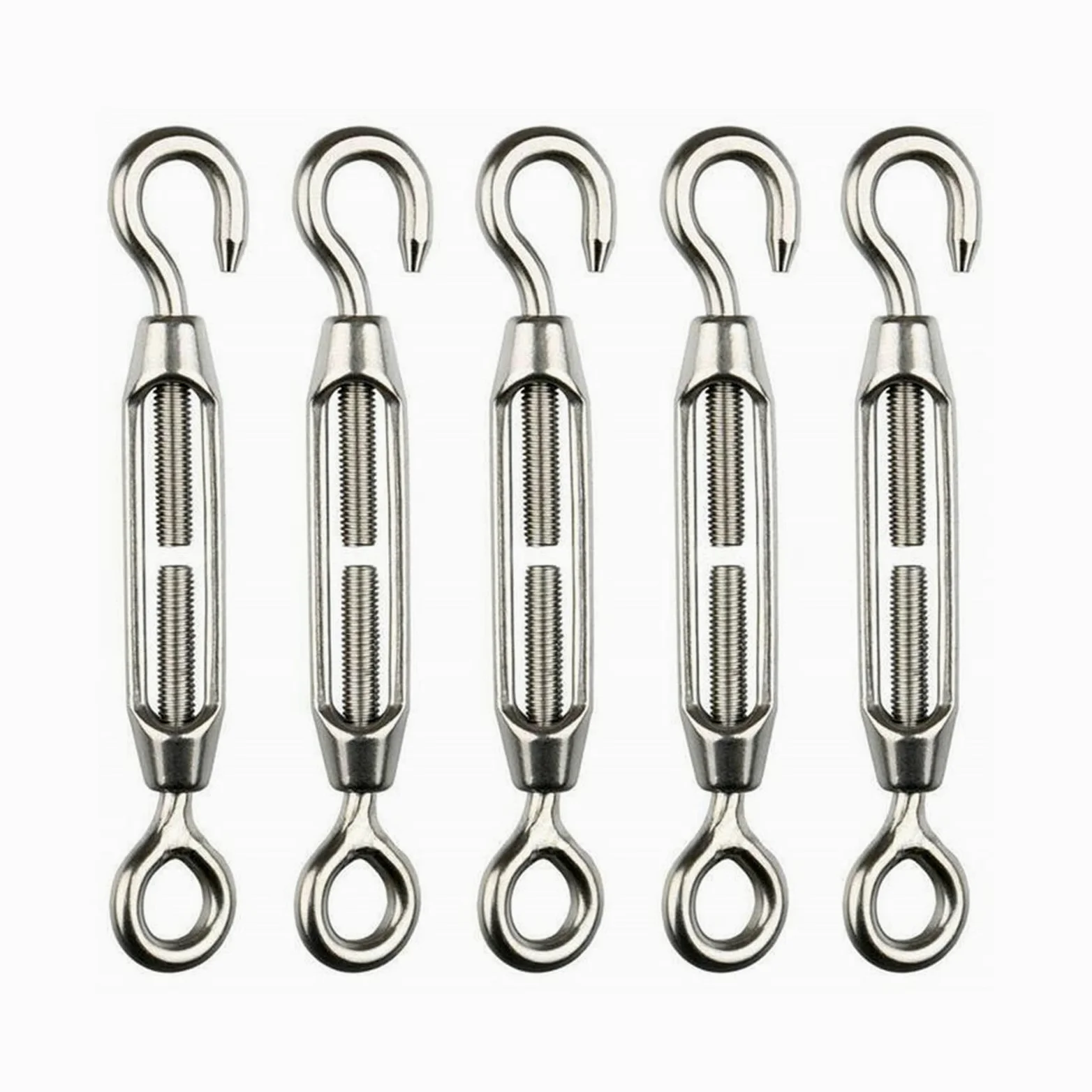 tensor de alambre de tensor, 5 ganchos de ajuste for cadena, tensor de alambre, tensor de ojo, tensor de cable de alambre, accesorios de hardware
