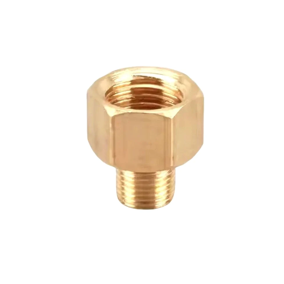 10 piezas Adaptador de acoplamiento rápido de latón para conversión de manómetro macho a hembra de 1/8", 1/4", 3/8", 1/2", M01, F02, 50 piezas