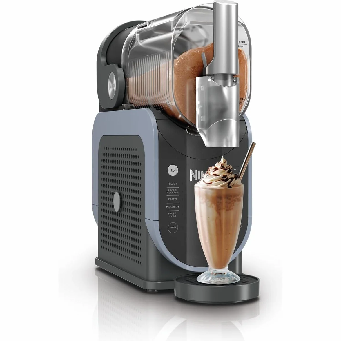 Ninja SLUSHi FS301UK - Máquina para hacer bebidas congeladas, crear granizados, cócteles congelados, frappé, batidos y jugo congelado, no necesita hielo ni preparación, tecnología WhisperChill