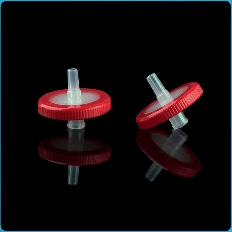 Filtros de jeringa de microporos RC de celulosa regenerada de laboratorio, fabricados con celulosa regenerada 100/PK, diámetro de 13/25 mm. Filtrado de jeringa.(25mm 0.22um)