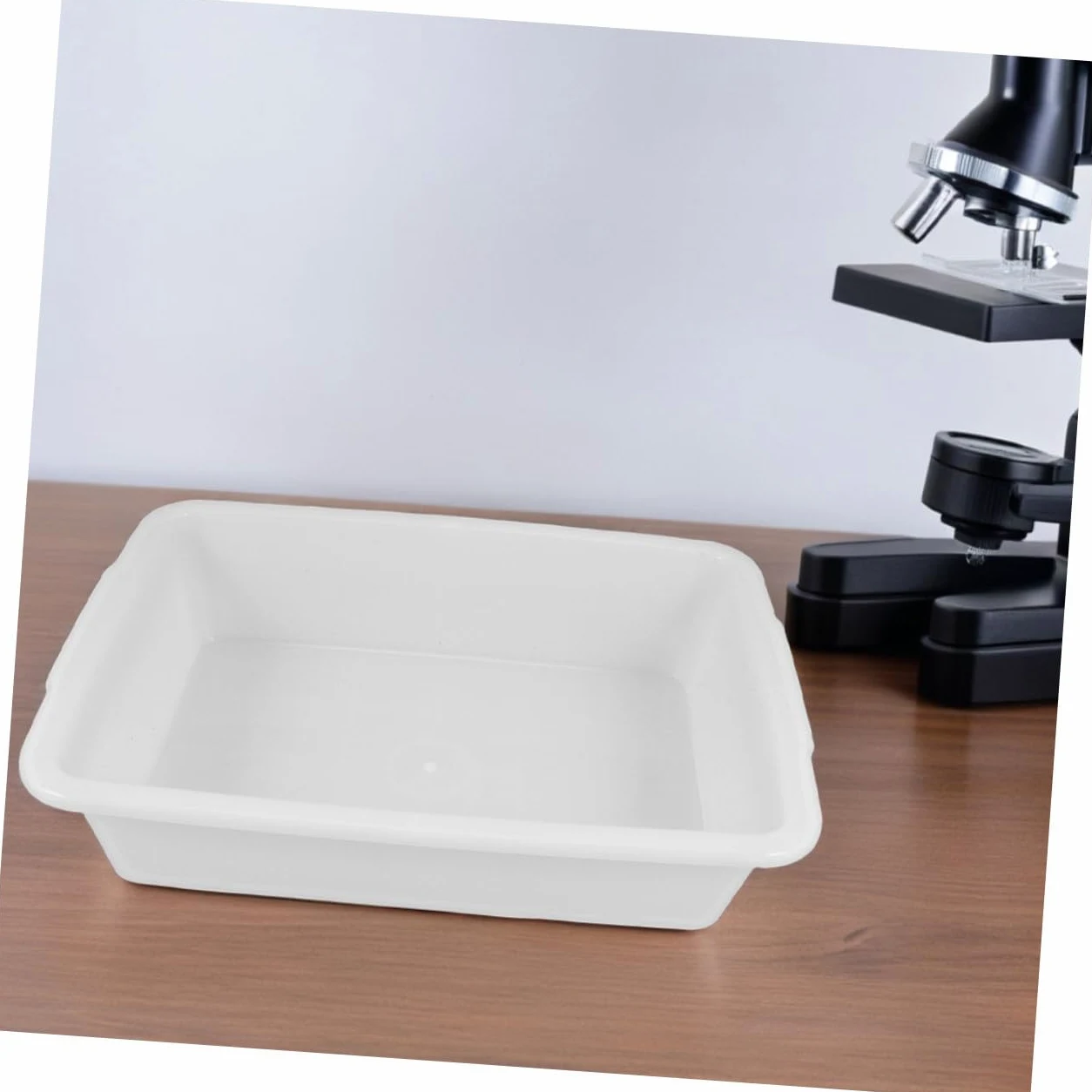 Bandeja De Laboratorio Multifuncional Rectangular 24x17x6,5 Cm, Resistente a Ácidos y Bases, Bandeja De Mezcla Anti-fugas Para Experimentos Químicos y Enseñanza Científica