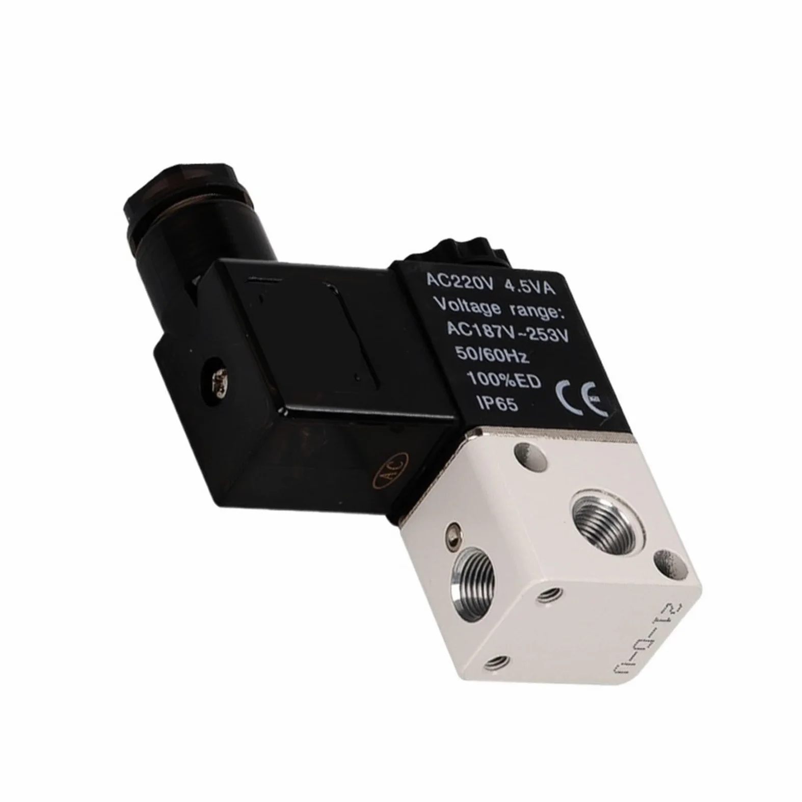 Componentes de Control Electroválvula neumática de 3/2 vías 3V1-1F/2F/3F/4F/5F (Color : 3V1-06-3F, Size : (B) DC24V)