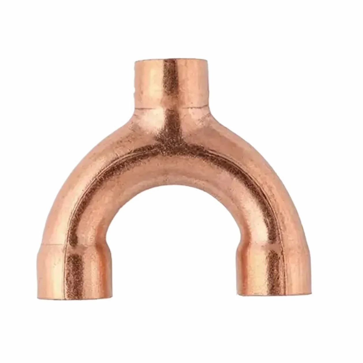 3/8" 1/2" 3/4" 5/8" 16 19 22 25 28.6 32 35 38 42mm ID Y Shaped 3 Way Splitter Copper End Feed Solder Fitting Air Conditioner(35x28.6mm CD-92mm)