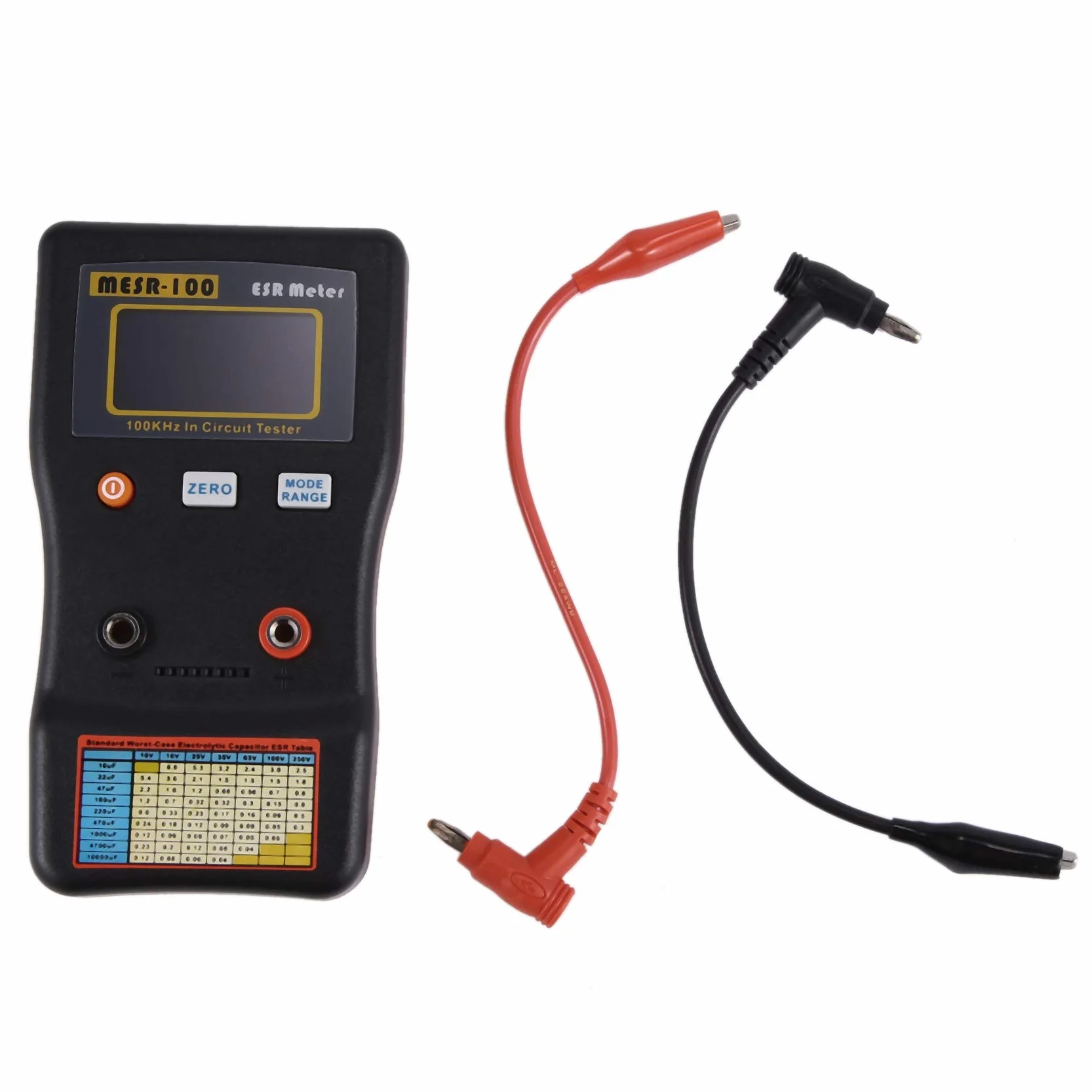 Mesr-100 V2 - Medidor de baja ohimio MESR-100 Medidor de capacidad profesional