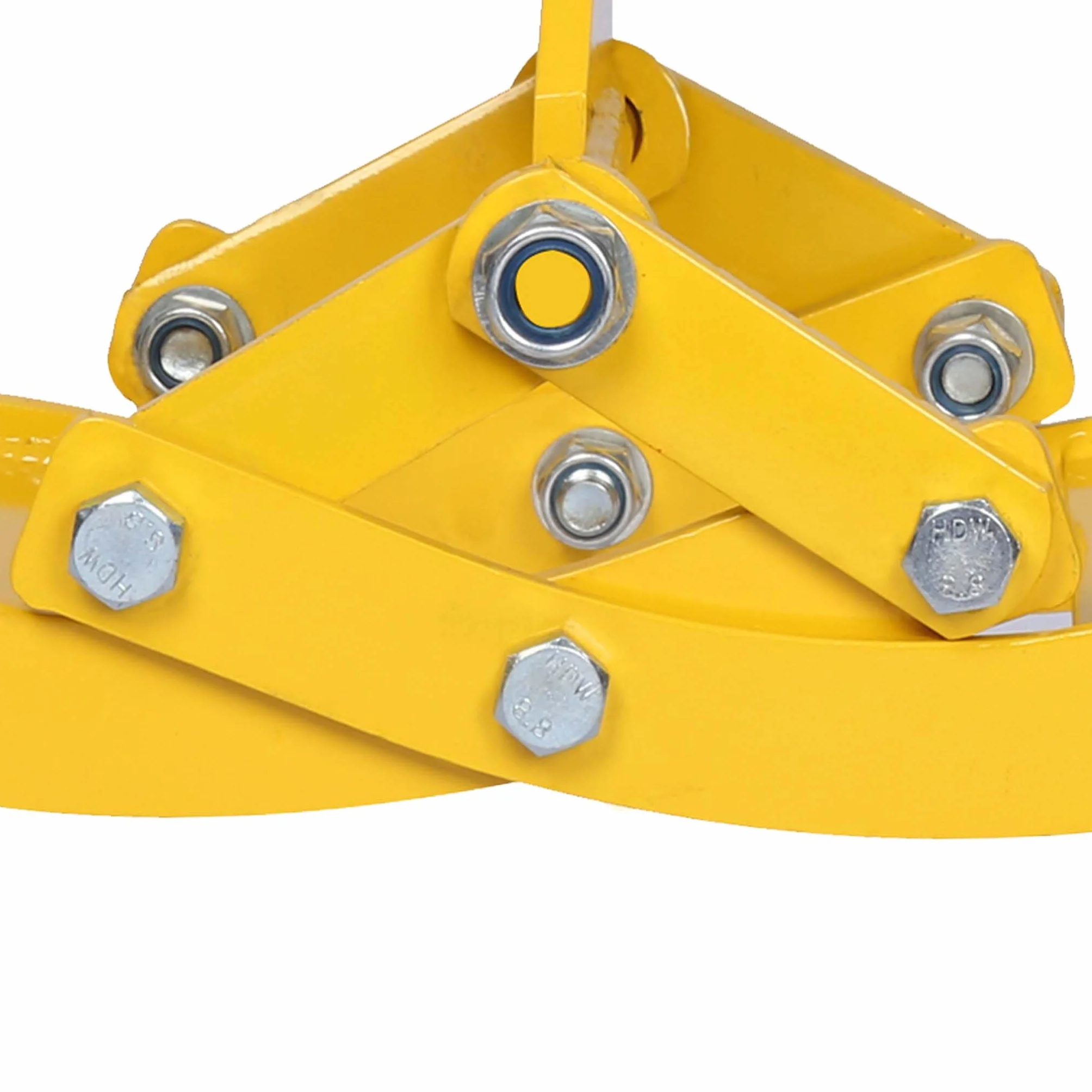 Wiltec Pinza forestal para elevar troncos de hasta 720 mm fuerza de tracción 1500 kg 4 ganchos de sujeción