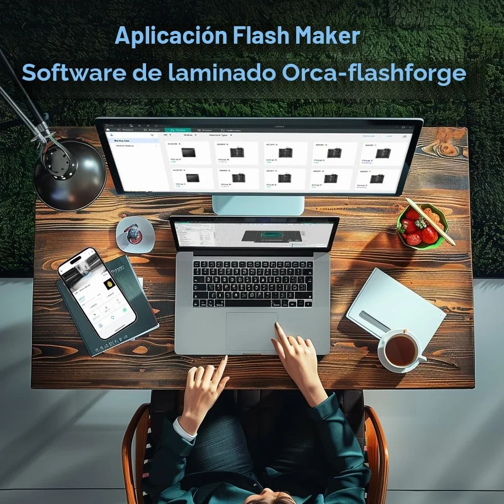 FLASHFORGE Adventurer 5M Impresora 3D, Lleno Calibración-Auto, Imprimir 1-Clic Máx. 600mm/s Velocidad, Todo-Metal CoreXY Estructura Impresión precisa, Fácil Mantenimiento Boquilla, Tamaño220x220x220mm