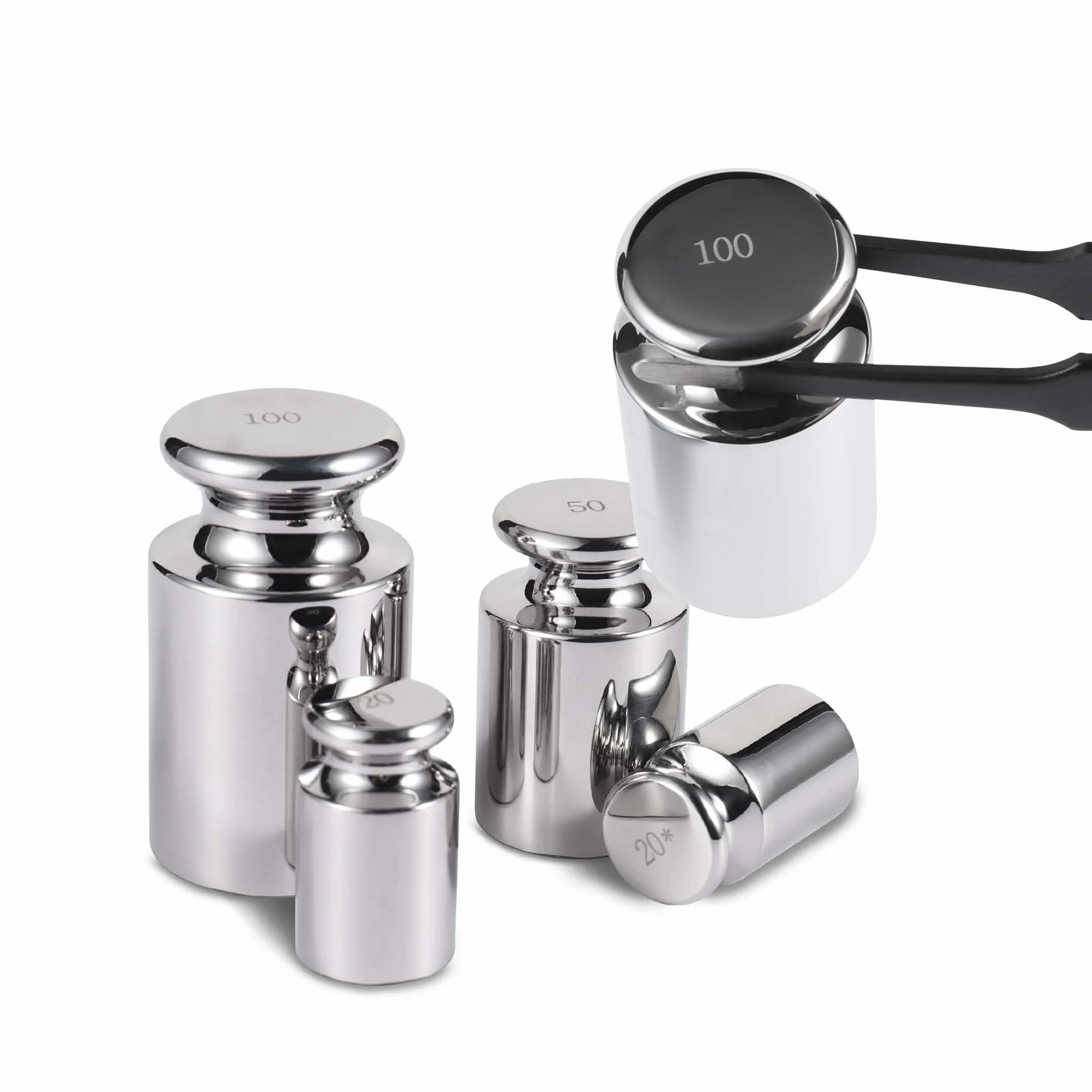 Goetland F1 Certificada Pesas de Precision Calibracion Pesos Calibración Precisa 25 piezas 1mg-1kg Acero Inox para Balance Escala Digital Laboratorio