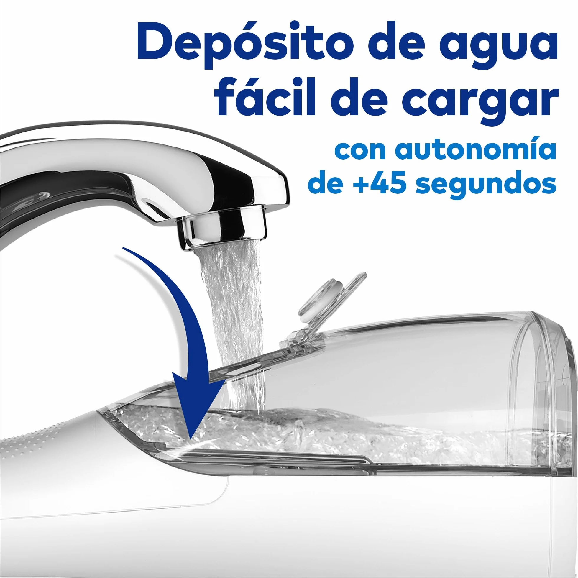 Waterpik Irrigador Dental Inalámbrico WF-13, Cepillo Eléctrico Recargable, Elimina Placa, Portátil Blanco