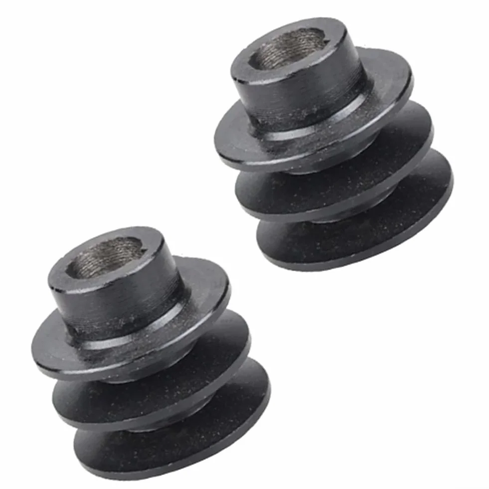 Polea de correa en V de doble ranura para motor 168 F 170 F (20 mm)