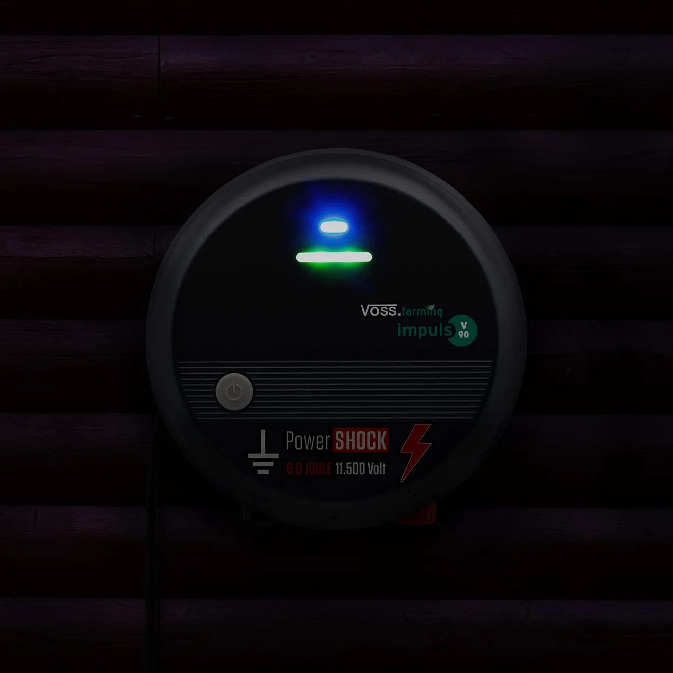 VOSS.farming Pastor eléctrico V90, Electrificador de cercados 230V, versátil y Potente, Apto para cercados Largos