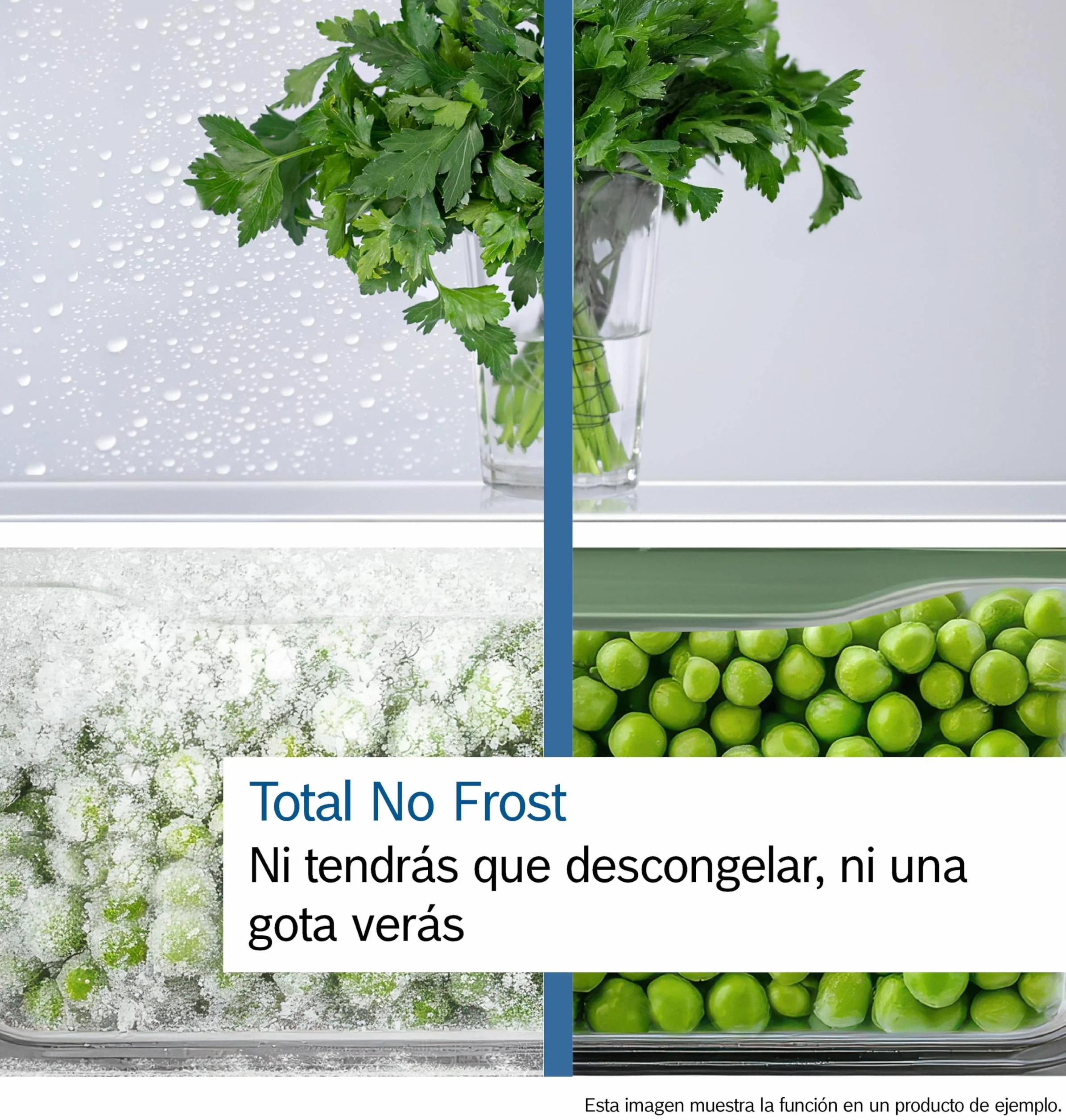 Bosch Frigorífico Combinado Serie 4 KGN39VIEB 60 cm Total NoFrost Acero Antihuellas