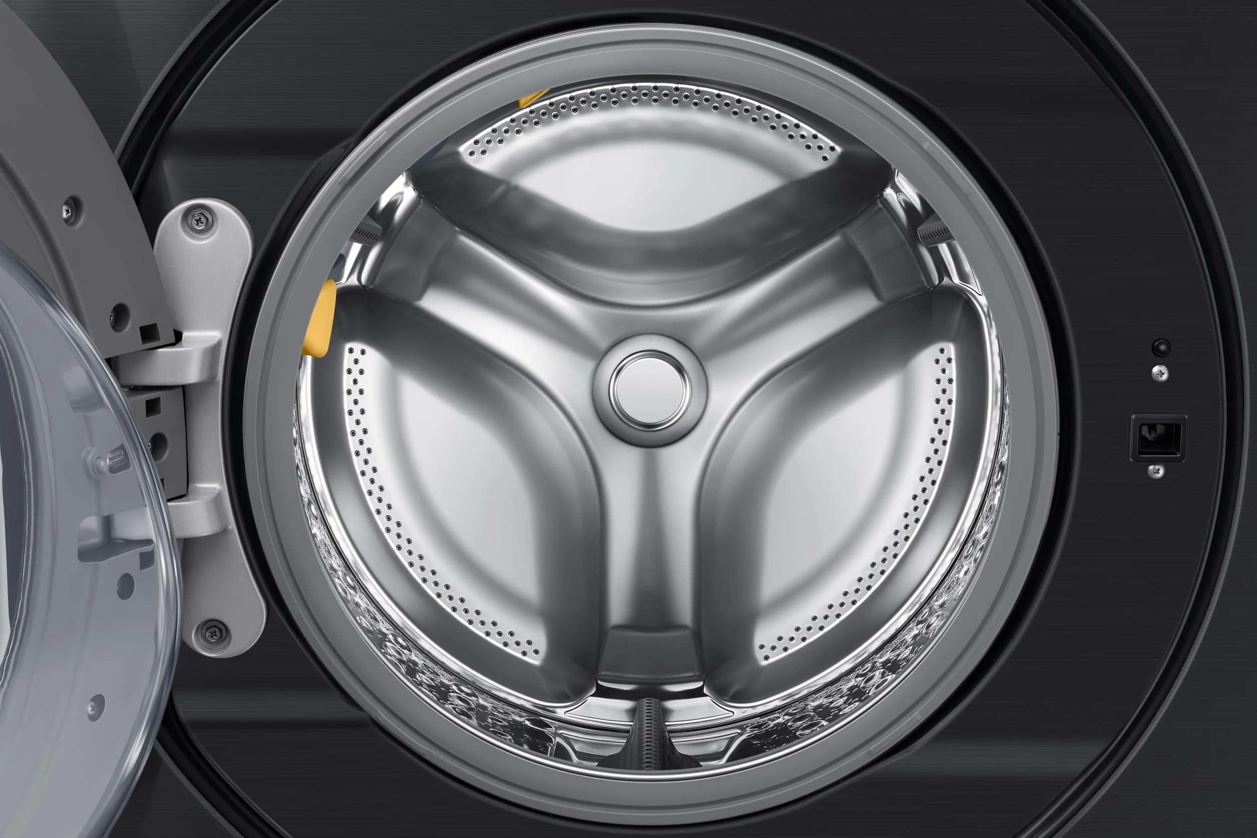 Samsung Lavadora AI 20kg EcoBubble™ Clase A Negra WF20DG8650BVU3