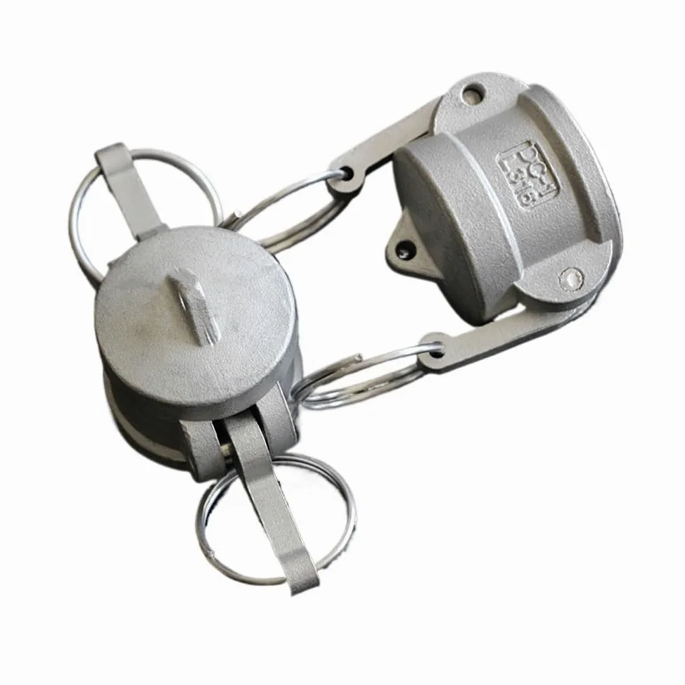 Acoplamiento de desconexión rápida Camlock tipo C con tapa de extremo de enchufe de 1/2" Ranura de leva sin acero inoxidable 304/316 for bombas de manguera de elaboración casera de 3/4"1"2"3"(316,C_1-