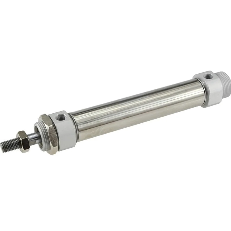 Componentes neumáticos Cilindro de pistón con detector magnético, cilindro doble efecto, acero inoxidable CDM2B25-75 CDM2B25-100 CDM2B32-150(300MM*32MM)