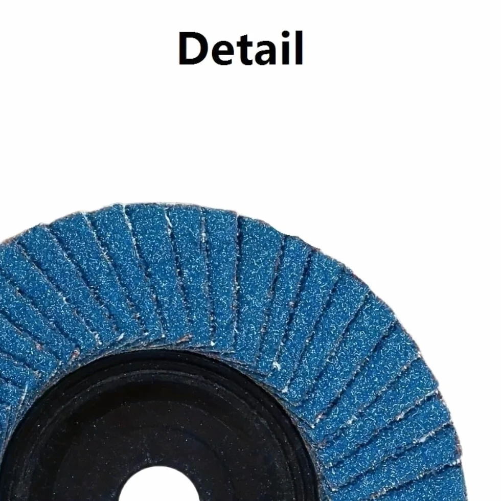 Disco de lijado para amoladora angular Discos de lijado for amoladora, 10 unidades, for herramientas abrasivas extracción, 115 mm, 40/60/80/120, discos láminas azules(40)