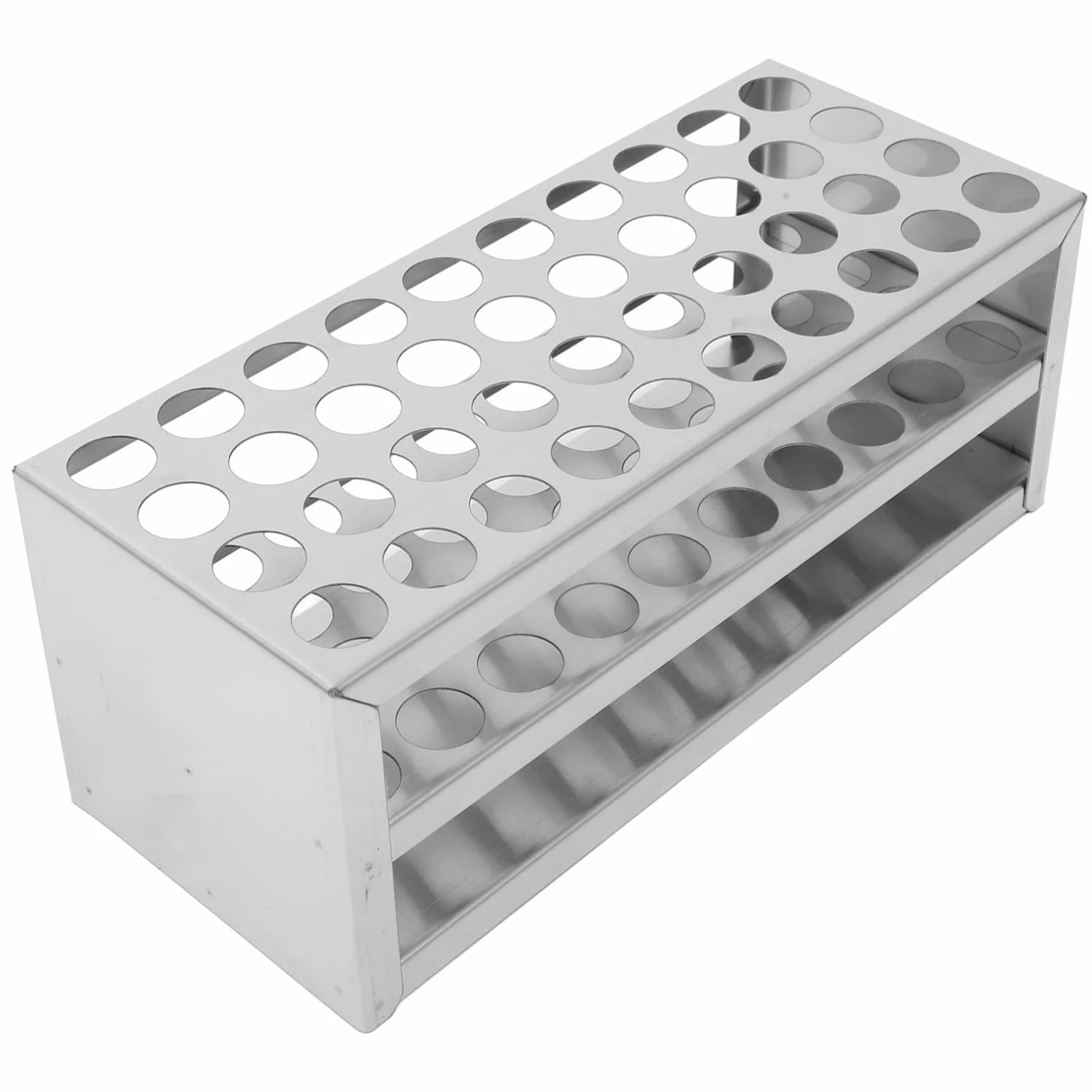 iplusmile 5piezas Gradilla Inoxidable Para Tubos De Soporte Para Tubos De Muestreo Organizador De Resistente Corrosión y De Limpiar
