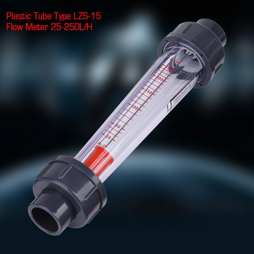 Tubo de plástico Medidor de Flujo de Agua 25-250L/H
