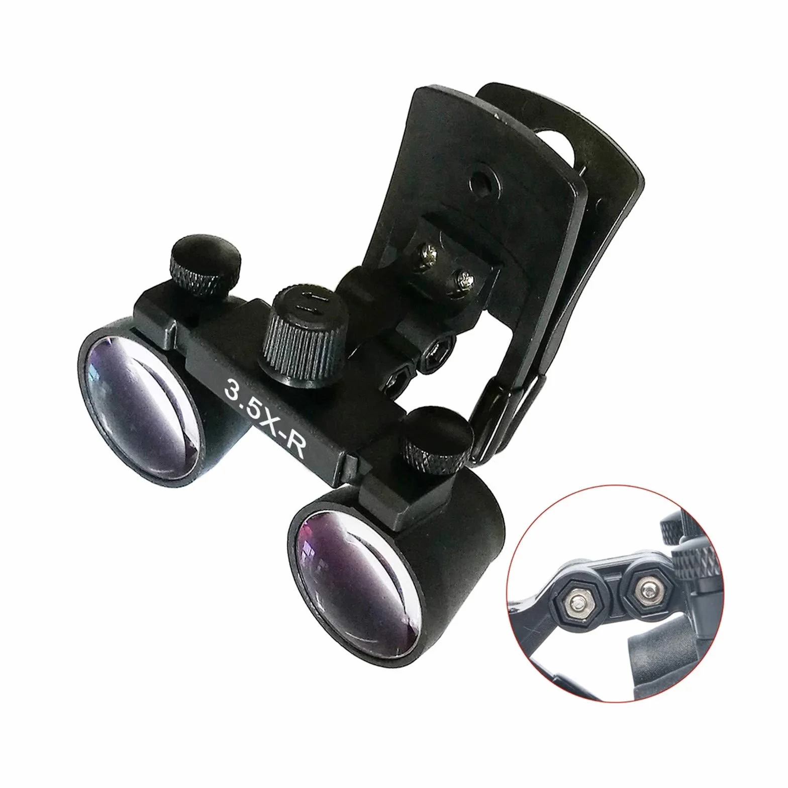 Lupa portátil con clip 3,5X-R para binoculares, lentes ópticos quirúrgicos DY-110