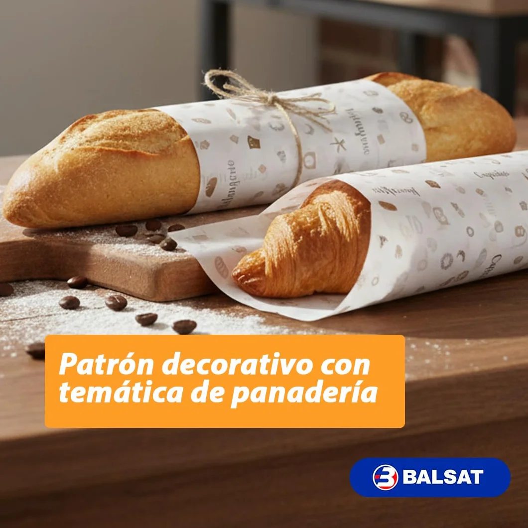Bobina Papel Panadería Dibujo Impreso 31 cm 4 kg