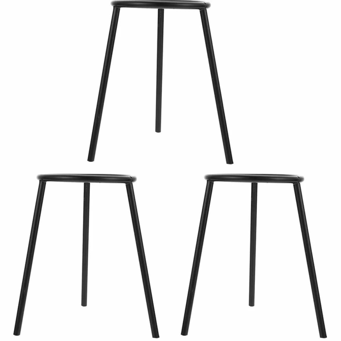 Soporte de Trípode de Hierro para Laboratorio, Paquete de 3 Piezas para Experimentos Científicos