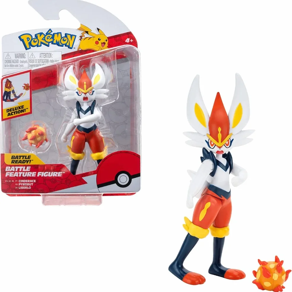 Pokémon Figura Liberlo Cenicienta 10-12 cm Juguete Oficial con Licencia