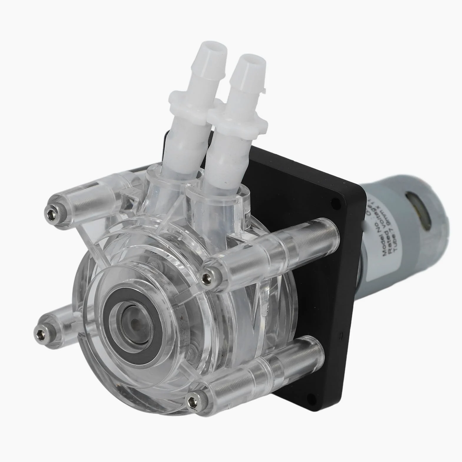 Motor de Bomba Peristáltica DC24V, Bomba Dosificadora de Motor de Reducción de CC Autocebante de 3000mL/min