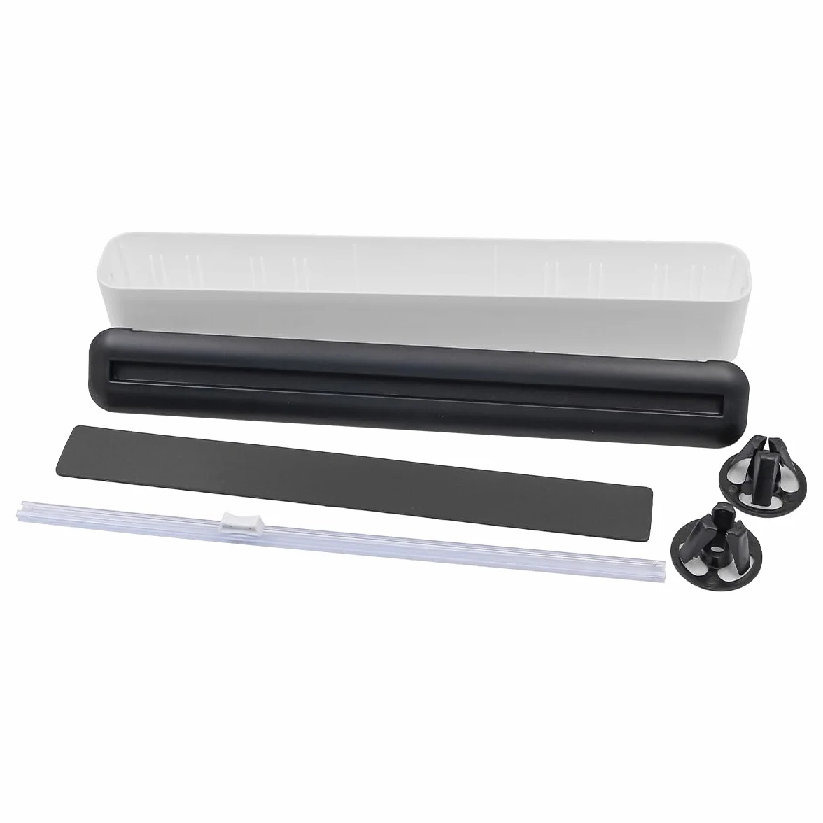 Dispensador magnético de Film Transparente Gris para láminas de plástico y Aluminio Organizador de cajones de Cocina