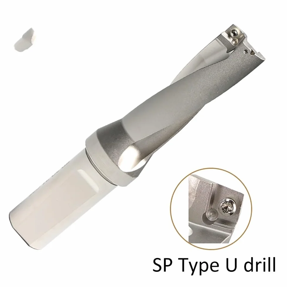 Broca SP C25 SD14 14MM-35MM SD14.5 Taladro de inserción indexable 2D 3D 4D CNC para Insertos SPMG (3D, SP C25-SD21)