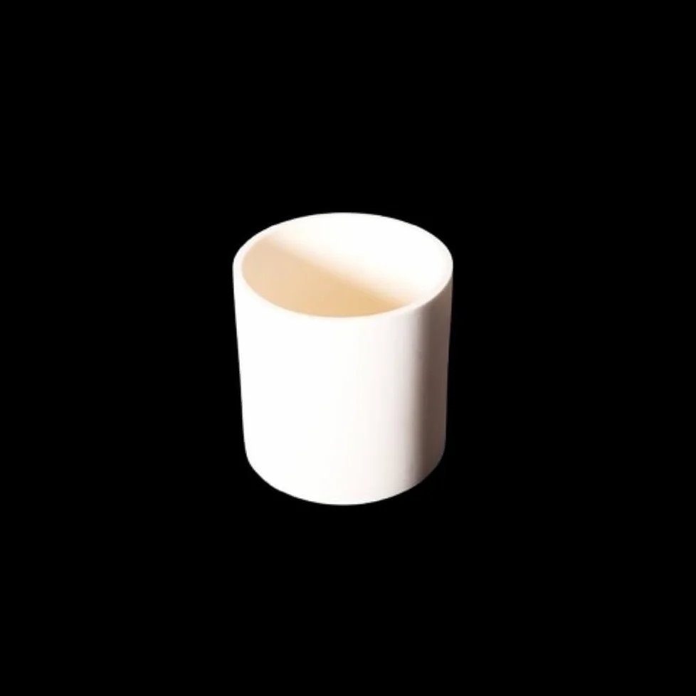 Crisol cilíndrico de corindón (1 unidad) - Crisol de alúmina de 5-1000 ml for análisis de laboratorio y fusión de materiales(400ml)