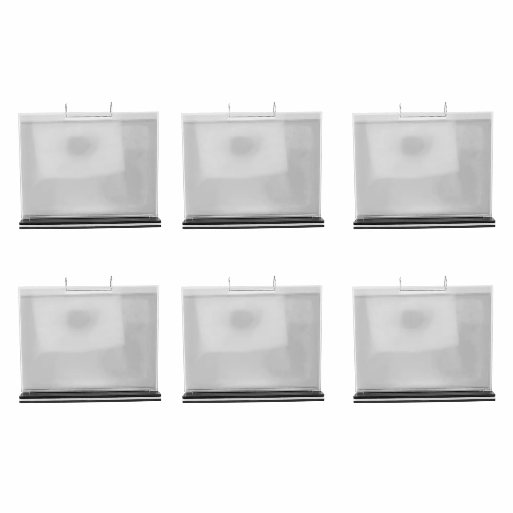 6X A4 Mesa Abatible Soporte de Menú Mesa de PáGinas Estante para Tarjeta de Menú Soporte de ExhibicióN Soporte de Menú Menú de Escritorio ÁLbum de Fotos de Fotos